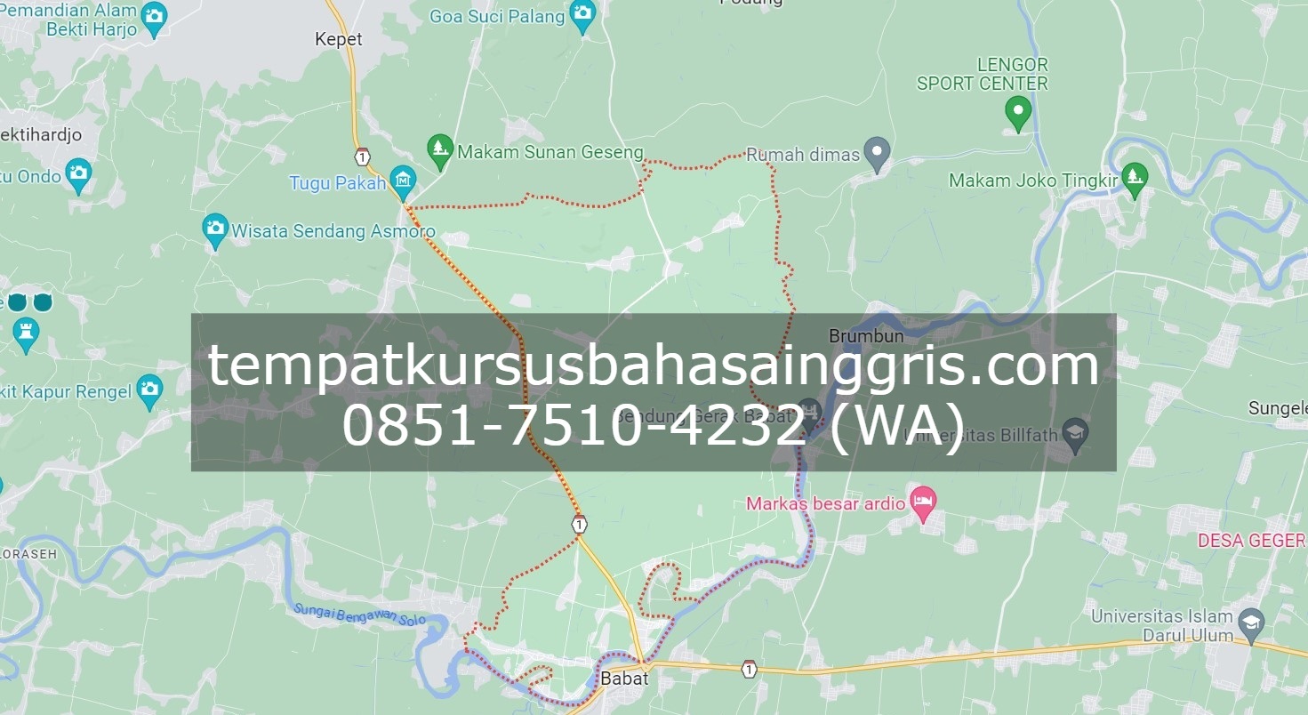 Les Bahasa Inggris di Widang Tuban, Bimbingan Belajar (Bimbel) Bahasa Inggris Widang Tuban, Privat Bahasa Inggris Widang Tuban