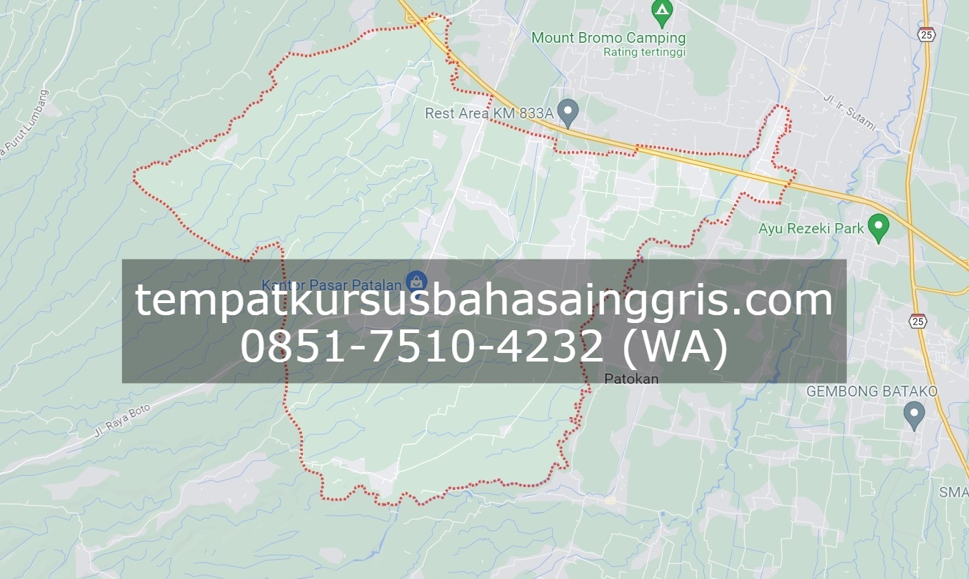 Les Bahasa Inggris di Wonomerto Probolinggo, Bimbingan Belajar (Bimbel) Bahasa Inggris Wonomerto Probolinggo, Privat Bahasa Inggris Wonomerto Probolinggo